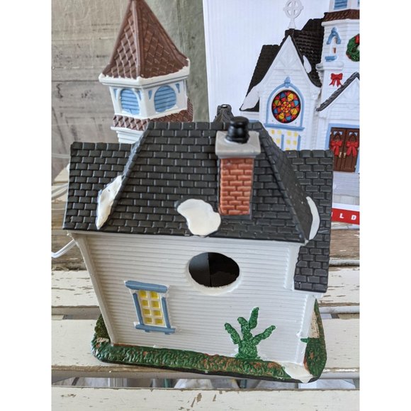 Lemax rosebud chapel Church village Coventry cove - Picture 5 of 7